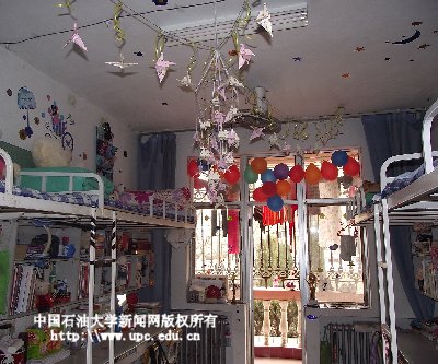 机电工程学院举办女生宿舍评比活动-中国石油大学新闻网
